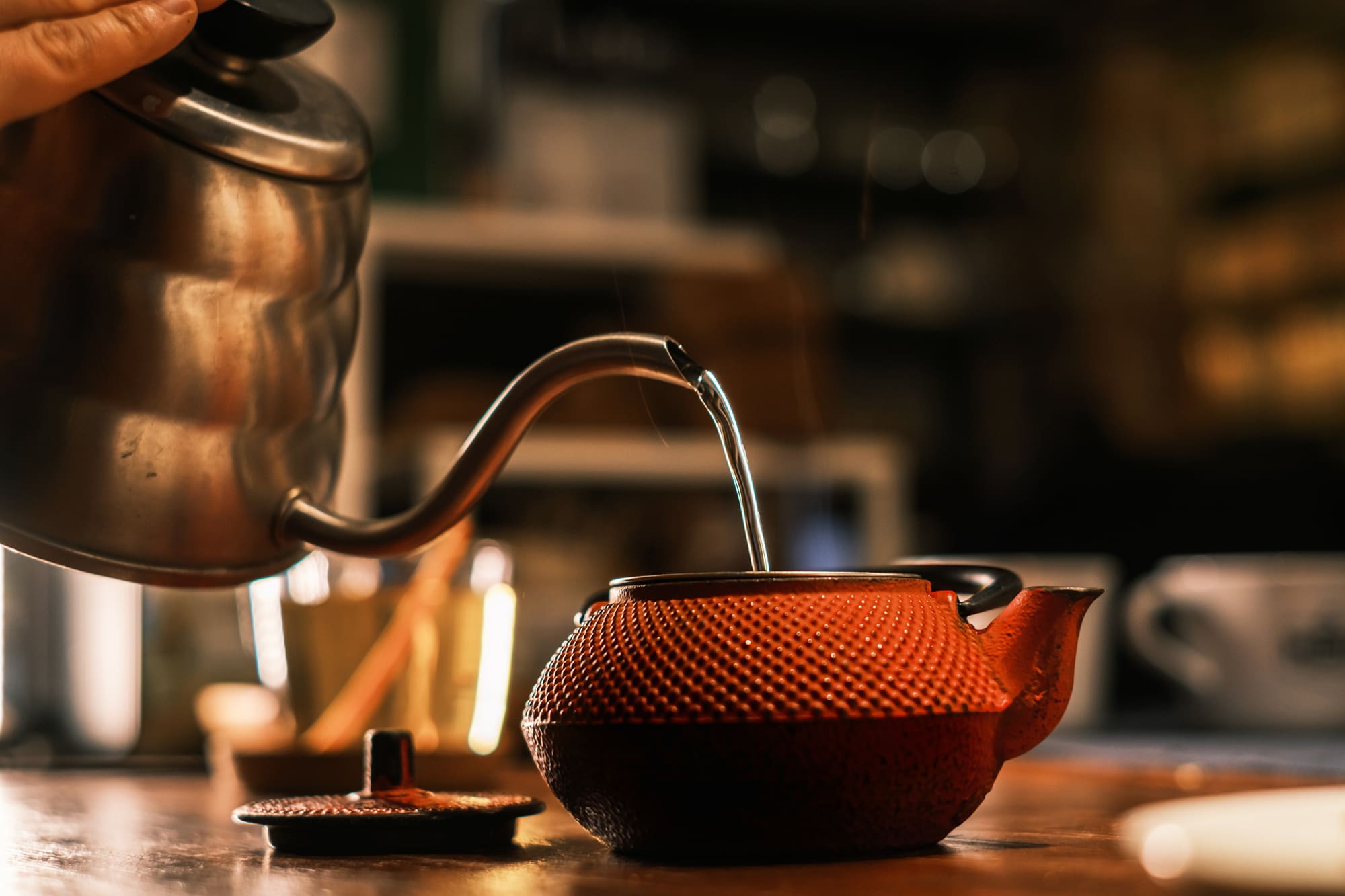 Brewing herbal tea