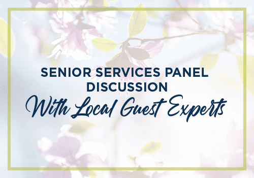 Senior Services Panel Discussion